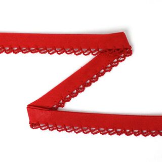 Bias Tape with Crochet Trim 14 – red, 