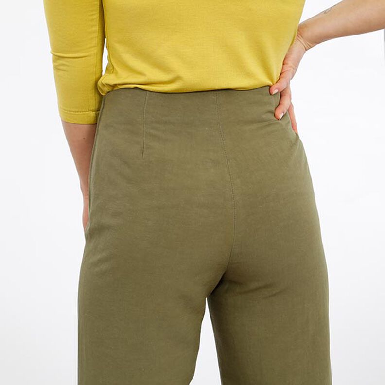 FRAU ELENA - plain trousers with a straight leg, Studio Schnittreif  | XS -  XXL,  image number 7