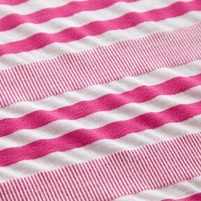 Crushed viscose jersey – white/pink, 