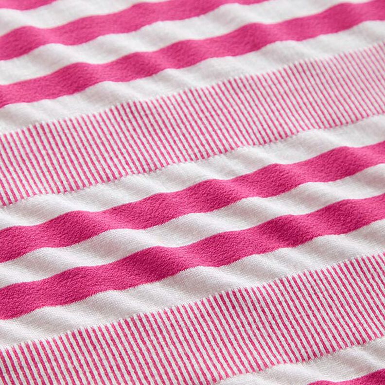 Crushed viscose jersey – white/pink,  image number 2