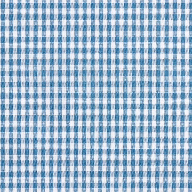 Cotton Vichy check 0,5 cm – denim blue/white,  image number 1