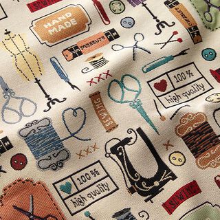 Decor Fabric Tapestry Fabric Vintage Atelier – light beige, 