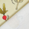Decor Fabric Half Panama Vegetable varieties – light beige/burgundy,  thumbnail number 4
