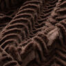 Herringbone Faux Fur – medium brown,  thumbnail number 2