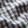 Coat fabric wool blend small check – beige/blue,  thumbnail number 3