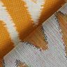 Outdoor Fabric Jacquard Ikat Print – mustard,  thumbnail number 4