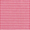 Cotton Vichy check 0,5 cm – red/white,  thumbnail number 1