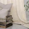 Curtain Fabric Woven Texture 300 cm – light beige,  thumbnail number 5