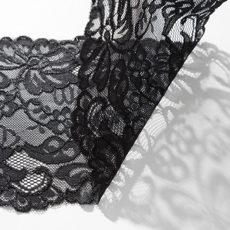 Elastic lace [150 mm] – black,  image number 2