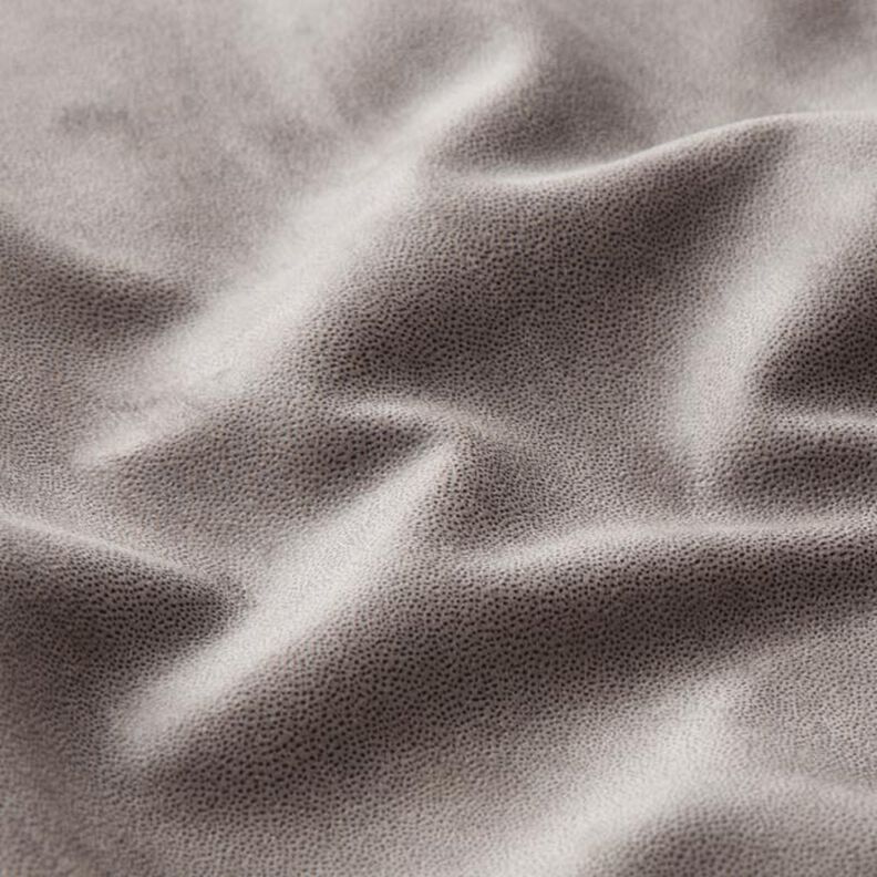 Upholstery Fabric Leather-Look Ultra-Microfibre – dark grey,  image number 2