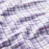 Cotton Stretch Check – white/lavender,  thumbnail number 2