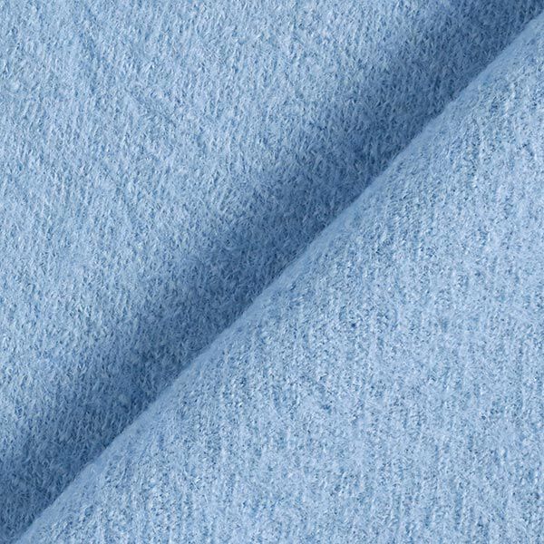 Fulled woollen loden, light – light blue,  image number 3