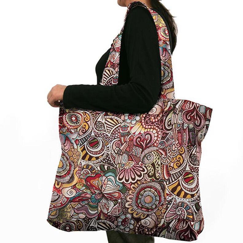 Jacquard Gobelin, patterned – white,  image number 5