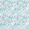 Cotton Poplin Paisley floral dream Digital Print – ice blue,  thumbnail number 1