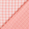 Double Gauze/Muslin Yarn dyed gingham – dusky pink/white,  thumbnail number 1