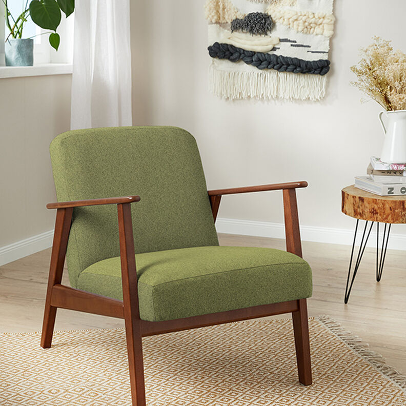 Upholstery Fabric Fine Bouclé – light green,  image number 5