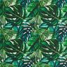 Decor Fabric Half Panama Palm Leaves – green,  thumbnail number 1