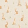 Decor Fabric Half Panama hares – natural/light brown,  thumbnail number 1
