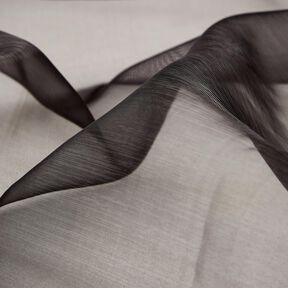 Organza – black | Remnant 50cm, 