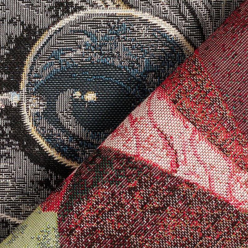 Decorative Panel Tapestry Fabric elegant cat &ndash; natural/grey,  image number 4