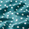 Cotton Poplin Large Dots – petrol/white,  thumbnail number 2