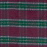 Coat Fabric Wool Blend brushed check – merlot/blue spruce,  thumbnail number 1