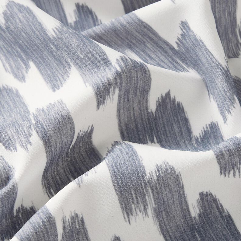 Swimsuit Fabric Brushstrokes – offwhite/slate grey,  image number 2