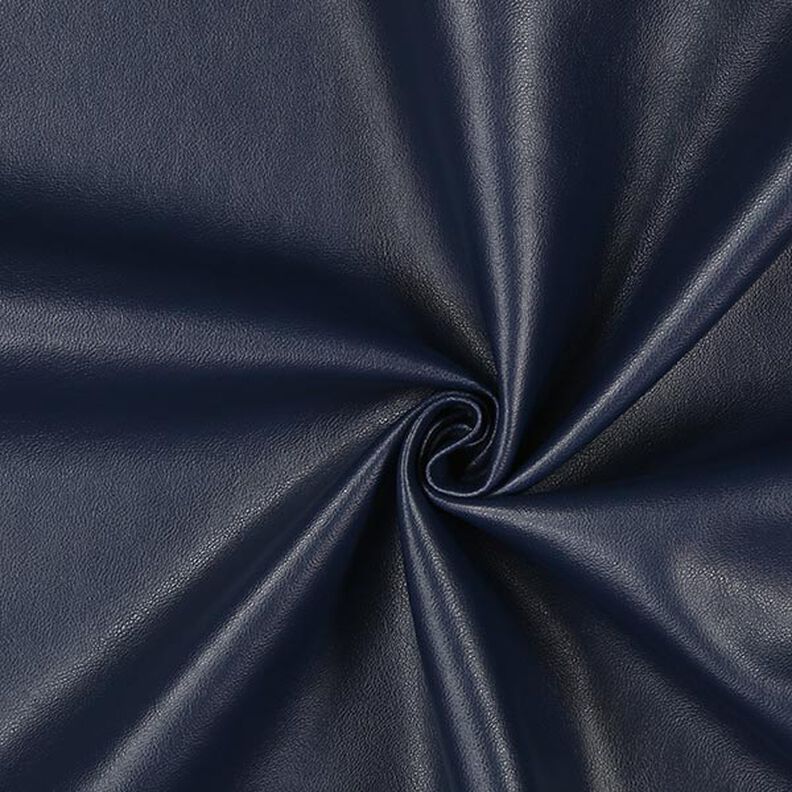 Imitation Nappa Leather – navy,  image number 1