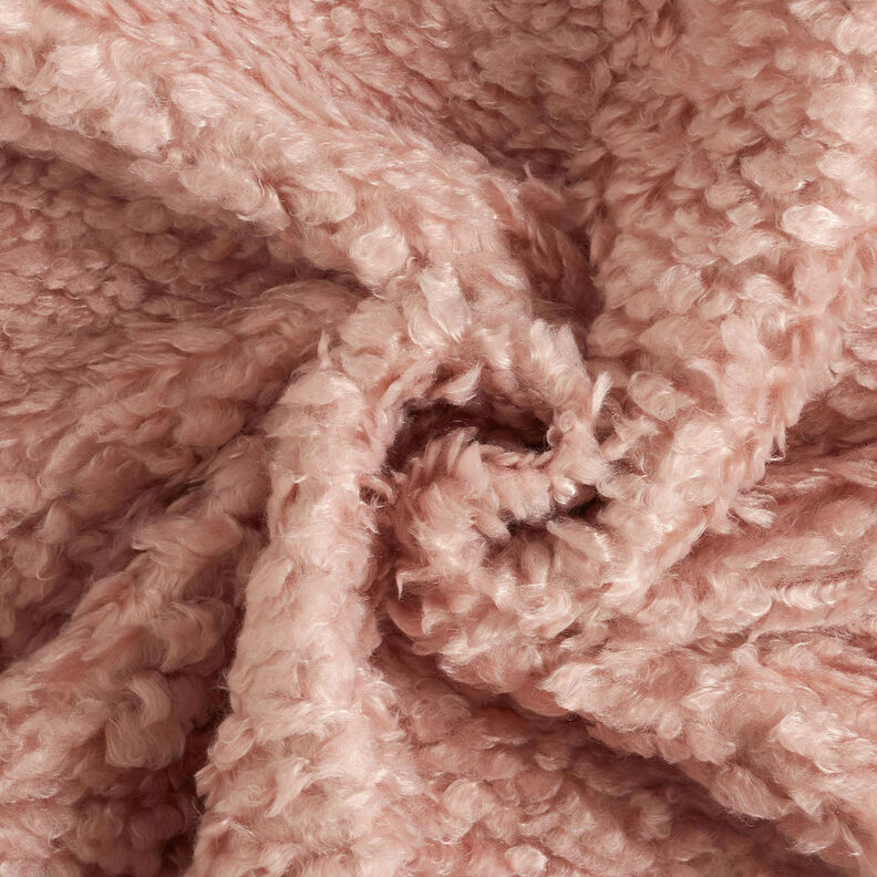 Seconds Plain Imitation Leather with Faux Fur Reverse – black/light dusky pink,  image number 4