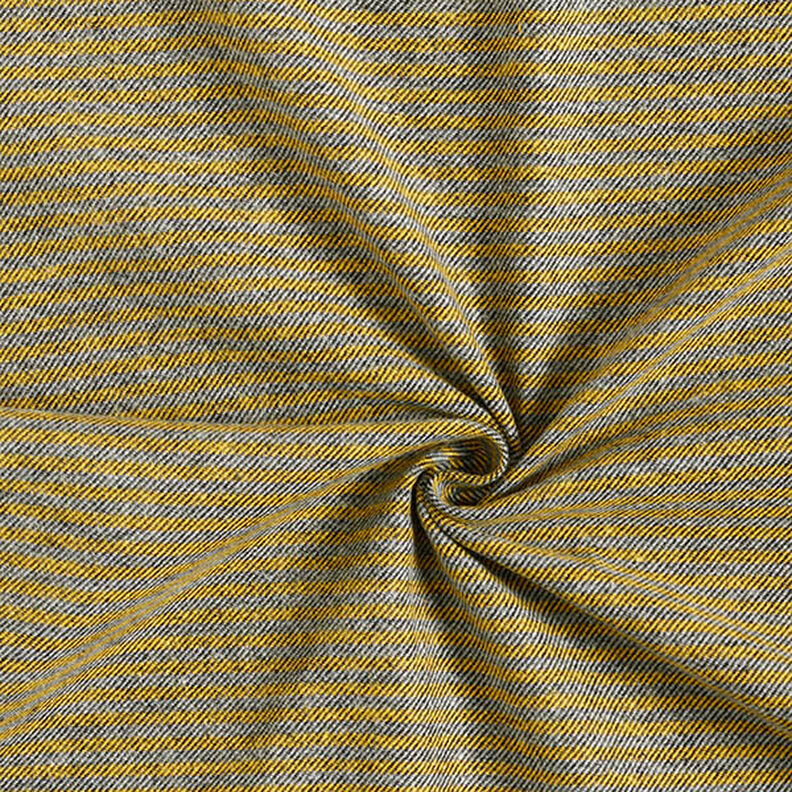 striped trouser fabric – yellow/grey,  image number 3