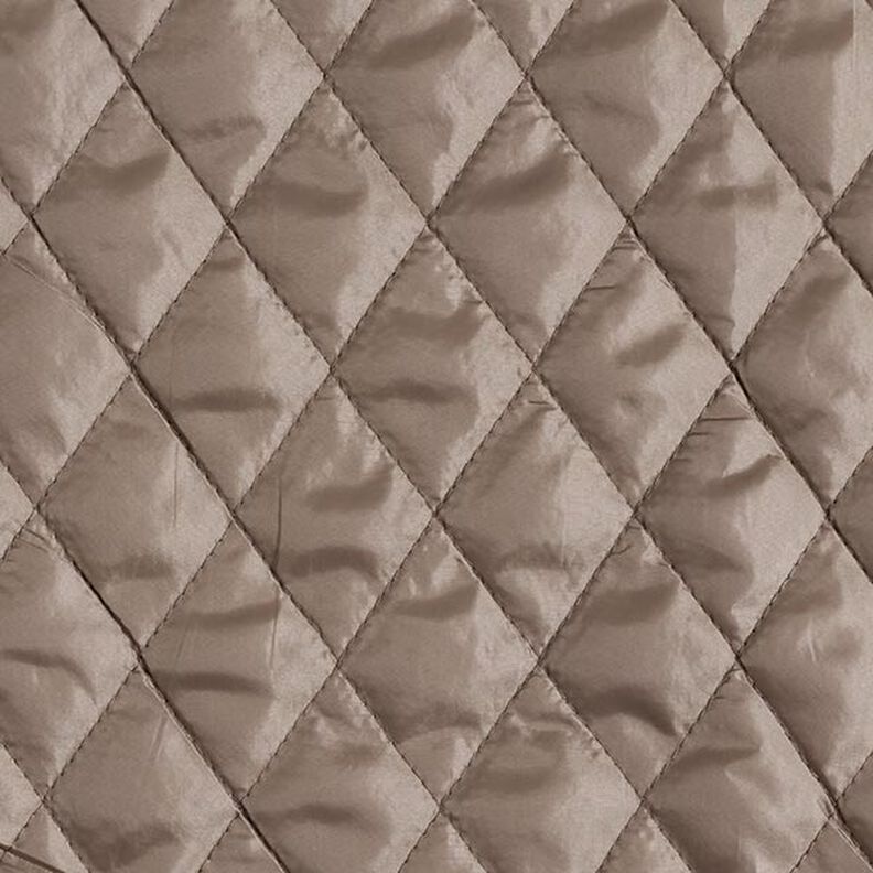 Quilted lining rhombus – taupe,  image number 1