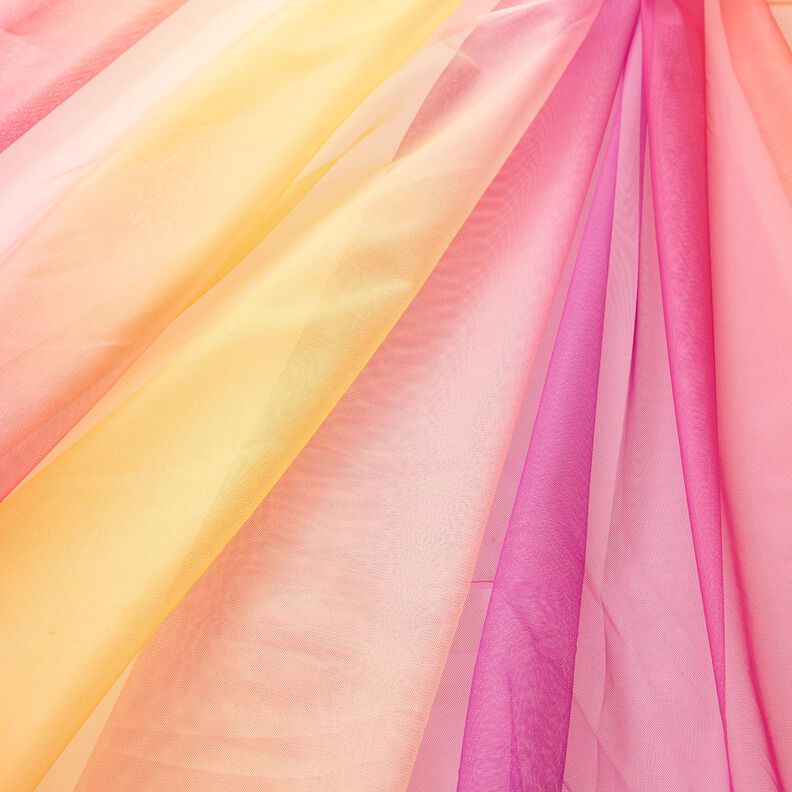 Soft Mesh Rainbow Ombre – pink/yellow, image number 8