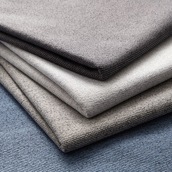 Upholstery Fabric Twill Look – dark grey,  image number 4