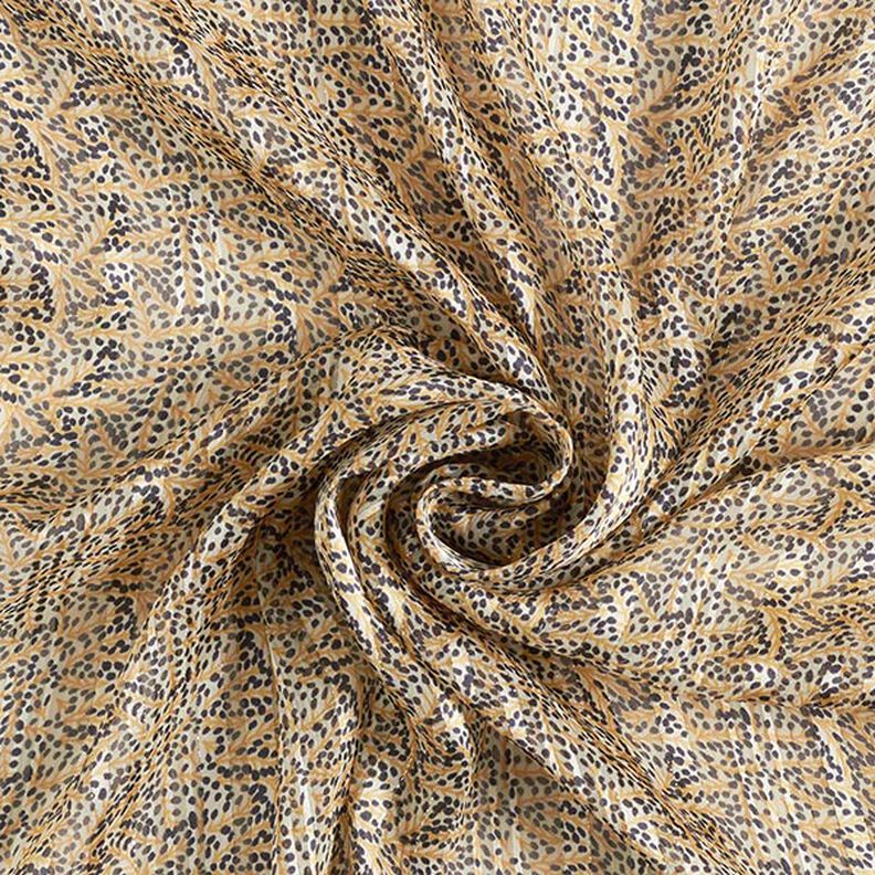 Chiffon Satin & Shiny Stripes Rice Branches – offwhite,  image number 3