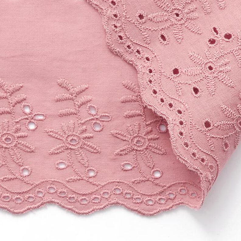 Scalloped Floral Lace Trim [ 9 cm ] – pink,  image number 2