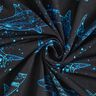 Cotton Jersey sharks | Glitzerpüppi – black/light turquoise,  thumbnail number 3