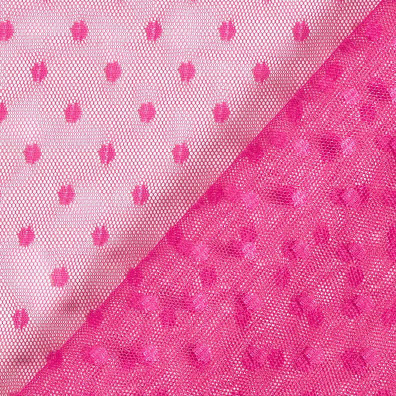 Dots soft mesh – intense pink,  image number 5