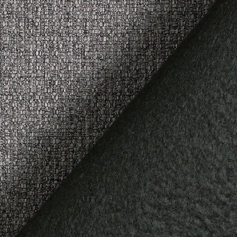 Upholstery Fabric Woven Texture – dark grey,  image number 3