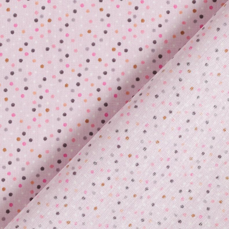 Cotton Poplin colourful mini dots – pastel violet,  image number 4