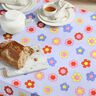 Coated Cotton cheerful flowers | Poppy Fabrics – baby blue/pink,  thumbnail number 8