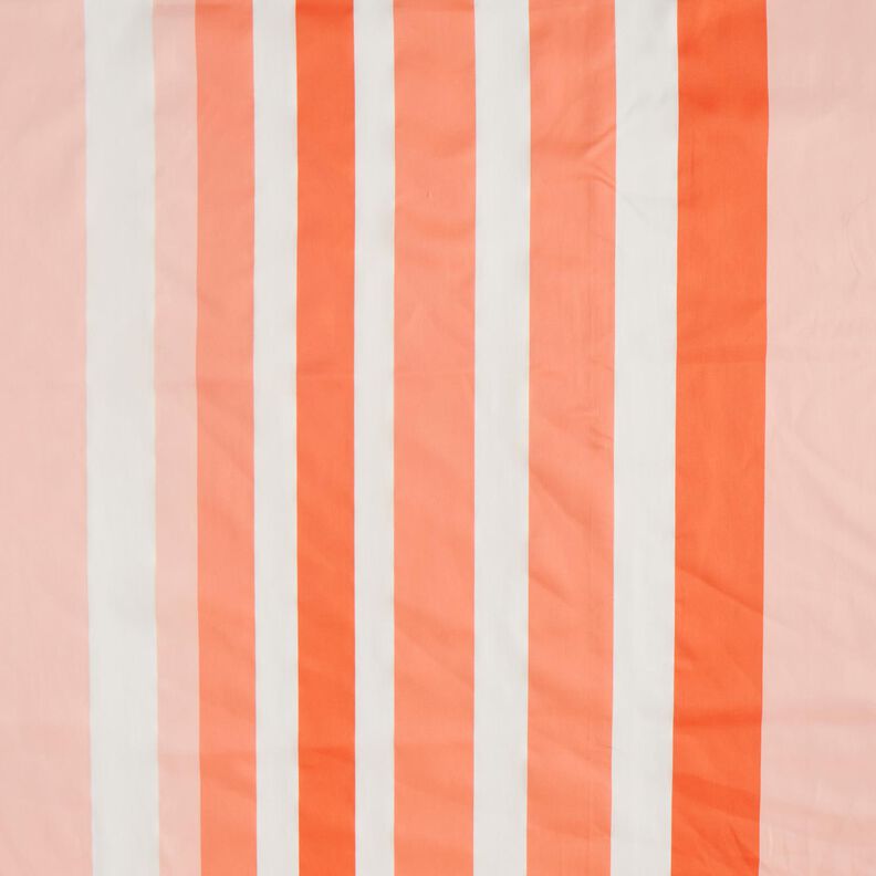 Blouse Fabric large vertical stripes – coral/light pink,  image number 1