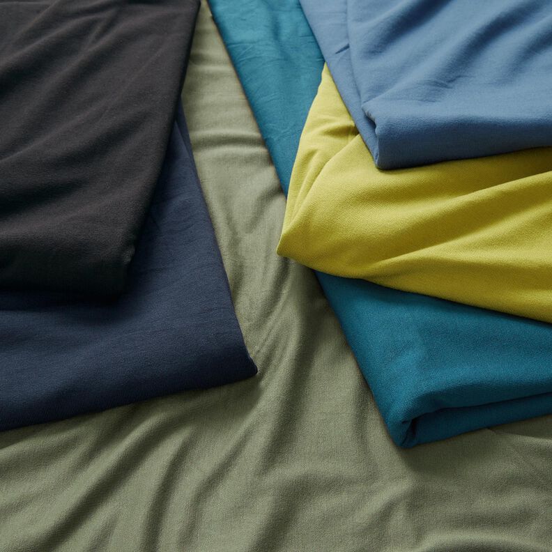 Medium summer jersey viscose – green,  image number 7