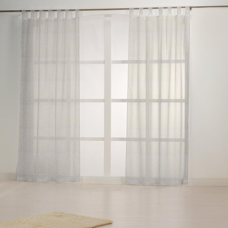 Curtain Fabric Linen Blend Plain – natural,  image number 6