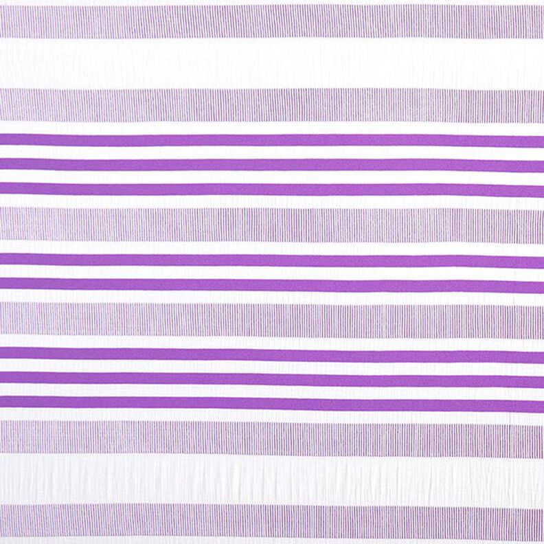 Crushed viscose jersey – white/lilac,  image number 1