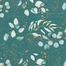 Cotton Poplin Digital Print Eucalyptus – petrol,  thumbnail number 5