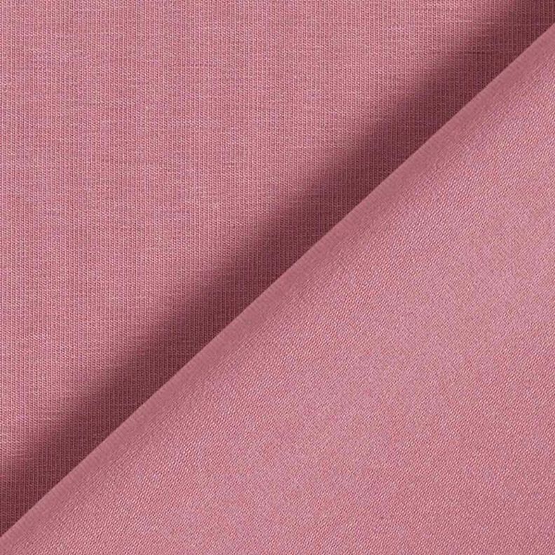 Medium Cotton Jersey Plain – dark dusky pink,  image number 5