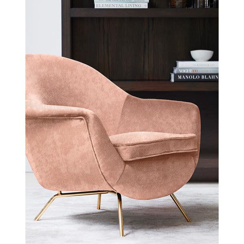 Upholstery Fabric Velvet Pet-friendly – dusky pink,  image number 6