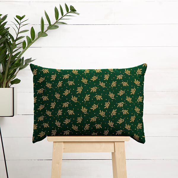Christmas tree cotton poplin fabric – fir green, image number 8