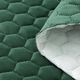 Upholstery Fabric Velvet Honeycomb Quilt – dark green,  thumbnail number 3