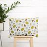 Waffle Piqué colourful shapes – moss green/ivory,  thumbnail number 8